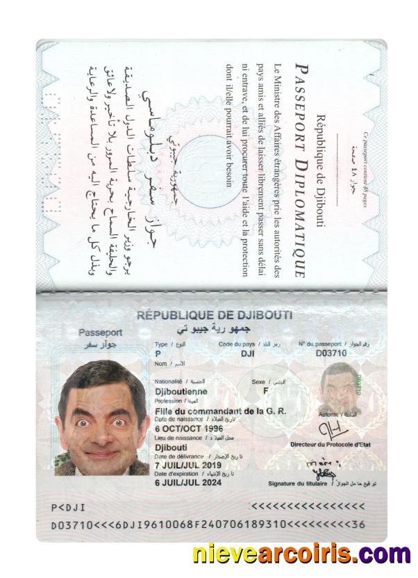 Djibouti passport